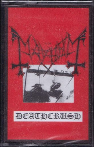 Mayhem - Deathcrush купить аудиокассету в интернет-магазине CD, LP и MC "Музыкальный прилавок"