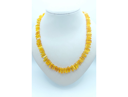 Бусы из янтаря "Галька"