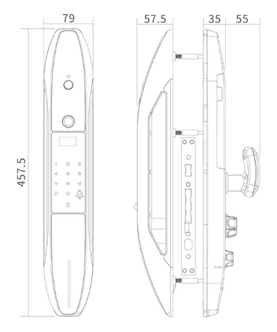 Электронный замок Smart lock USmart GOD Z001D