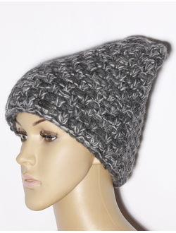 Екатеринбург. Шапка женская "Колпак букле" 11465  серая, синяя, чёрная