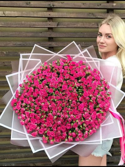 101 кустовая роза