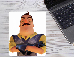Коврик для мышки Привет Сосед/ Hello Neighbor №5