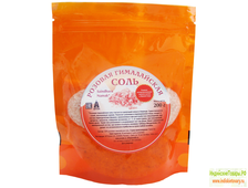 Гималайская розовая соль (фракция 1-2 мм) 200 гр /Арведа