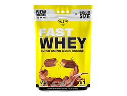 (Steel Power) Fast Whey Protein - (2,1 кг) - (Печенье-Шоколад-Карамель)