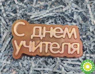 Пластиковая форма "С Днем учителя (надпись)"