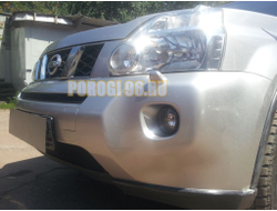 Защита радиатора Nissan X-Trail T31 2007-2011 black низ