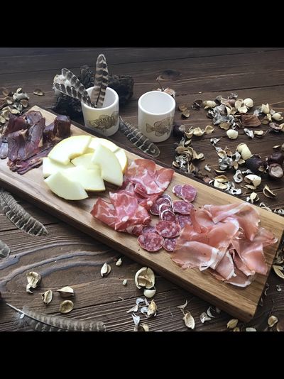 Доска для подачи, дуб, светлая