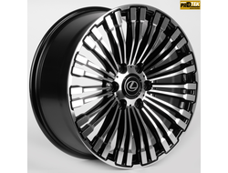 Комплект дисков R20 8,5J ET+40 6*139,7 Toyota/Lexus 11843-CT378 Черный с полированными лучами (81417)