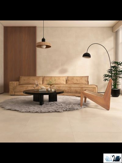 Керамогранит Eurotile Бетон Беж 60x60 см 7930138704590 бежевый матовый