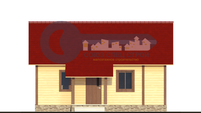 ДЖ-11 ГАБАРИТНЫЕ РАЗМЕРЫ: (6Х8М) 1 ЭТАЖ, ОБЩАЯ ПЛОЩАДЬ: 66,6М²