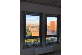 Заменили окна от застройщика