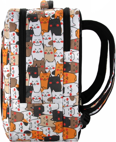 Рюкзак Сумка Чемодан ручная кладь 40x20x25 Optimum Ryanair RL, котики