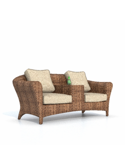 скамейки Диван уличный из ротанга