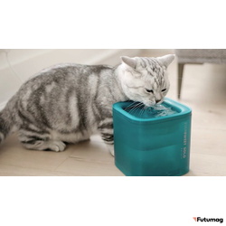 Питьевой фонтан для животных c системой фильтрации Eversweet Solo 1.8L Зеленый