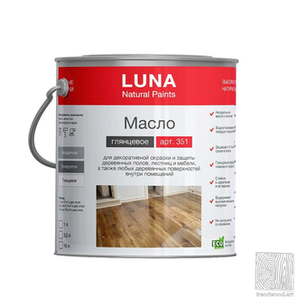 Глянцевое масло для дерева LUNA 351