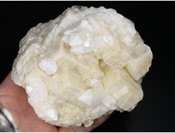 Кальцит, Кварц молочный, Россия, Дальнегорск (120*115*53 мм, 740 г) №26039