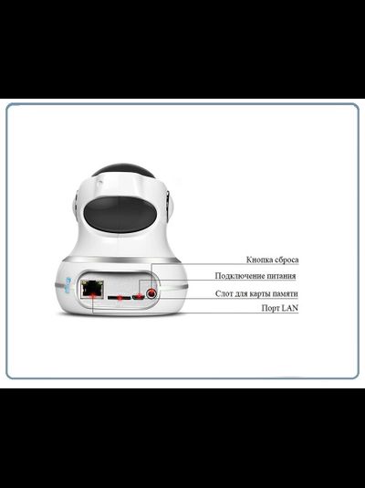 Моторизированная WiFi/LAN видеокамера с DVR,  HD (v380 Pro)