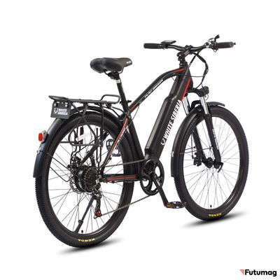 Электровелосипед WHITE SIBERIA CAMRY ALLROAD 500W матовый черный