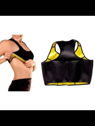 Майка для похудения и занятий спортом, стильная и модная, помогает скинуть лишние килограммы легко.