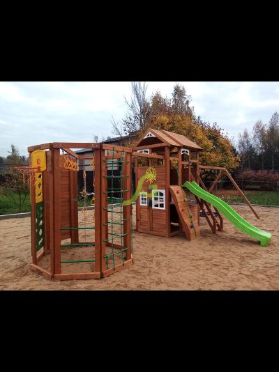 Детская площадка IgraGrad Клубный домик 2 с WorkOut Luxe
