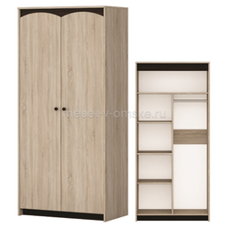 ОМ182 Шкаф "Ева" 2-х дверный. Размер: 940х2168х524.