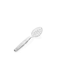 Ложка гарнирная 29,5 см., L ручки 20,5 см. перфор., поликарбонат, прозрачная