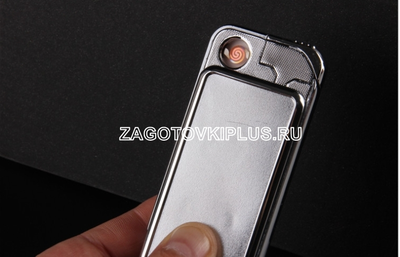 Премиум зажигалка 2 в 1 в комплекте с линзами (золото)