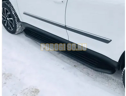 Пороги Black для Haval H6 2024-