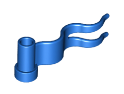 Flag 4 x 1 Wave Right, Blue (4495b / 4593757 / 6215573 / 6268955)