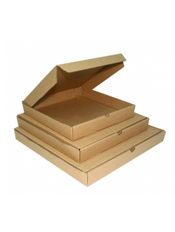 Упаковка для пиццы 340*340*45 мм (бур/бур)