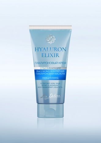 Liv Delano Hyaluron Elixir Гиалуроновый крем отбеливающий, 50г