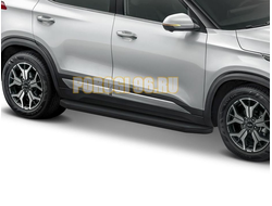 Пороги на Kia Seltos (2019-...) Black-Premium