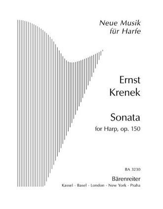Krenek, Ernst Sonate op.150 für Harfe