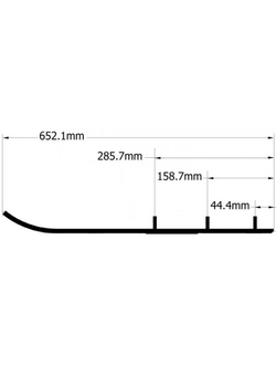 Коньки SPI A-04-0-4-115 для Arctic Cat BEARCAT WIDE TRACK (1996-1997) BEARCAT 550 (1995-1996) PANTHER /DELUXE/340 (1992-1999) (Без вставок) 0703-173, 0703-251