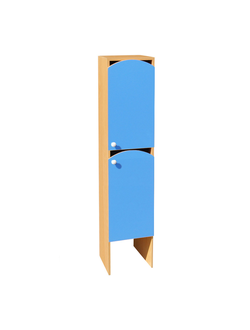 ШКАФ ДВУХЪЯРУСНЫЙ ШНДР-13 (ЛДСП) 2 СЕКЦИИ