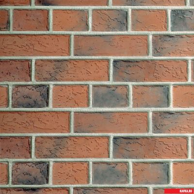 Тычок "НЕМЕЦКИЙ", бетон, цв.Красный, уп.1м2 (21,5кг)(36уп)