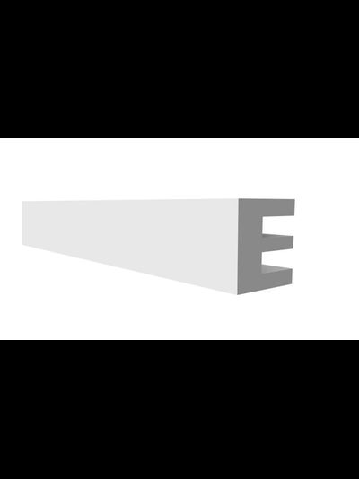 Молдинг Decor Dizain DD612, дюрополимерный, влагостойкий, под покраску, длина 2 м