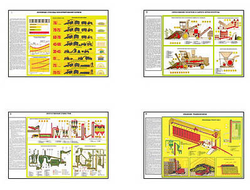 Плакаты ПРОФТЕХ "Комплексы машин для заготовки грубых и сочных кормов" (16 пл, винил, 70х100)