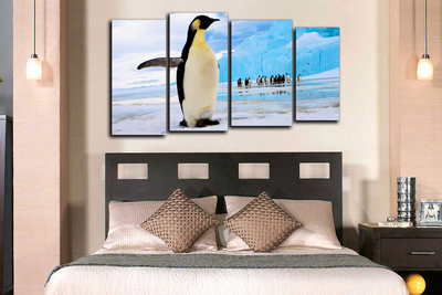 Модульная картина "Великолепный пингвин"