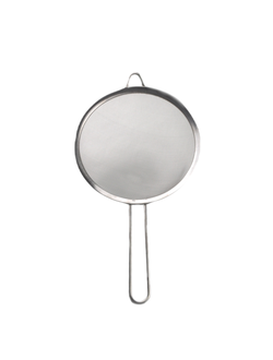 Сито d=200 мм. нержавеющая сталь, размер ячейки 2*2 мм. с ручкой