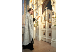 Съемка крещения