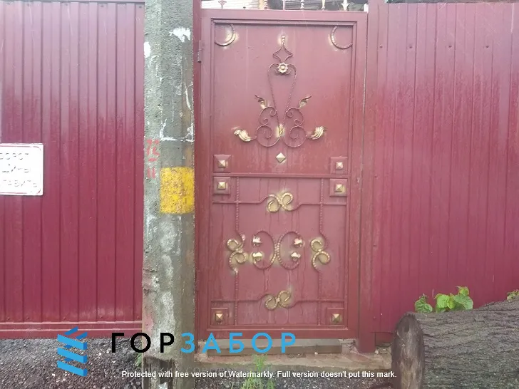 Ремонт забора из профлиста под ключ