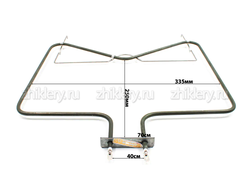 ТЭН духовки Whirlpool  (481010375734), нижний, 1150 W