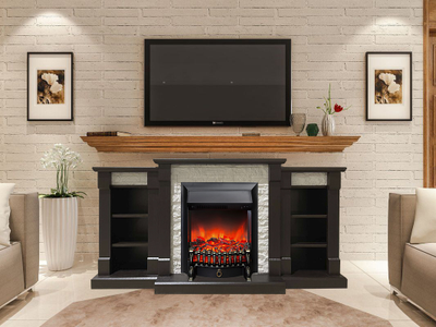 Электрокамин Моника LUX