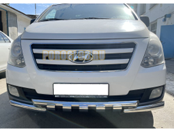 Защита переднего бампера G d60/60 для Hyundai H-1 Grand Starex (2018-...)