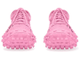 Balenciaga Defender Fashion Retro Distressed Low Dad Shoe Pink