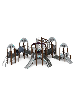 Серия «Космопорт» (серый) ДИК 2.14.03-01 H=750 H=1200 игровой комплекс