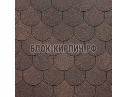 Гибкая черепица Docke pie standart кольчуга коричневый