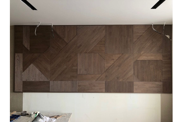 Фрезерованные панели из термоясеня, г. Москва