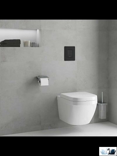 Инсталляция Grohe Solido 38811KF0, комплект 3 в 1 с панелью смыва Even, фантомный черный
